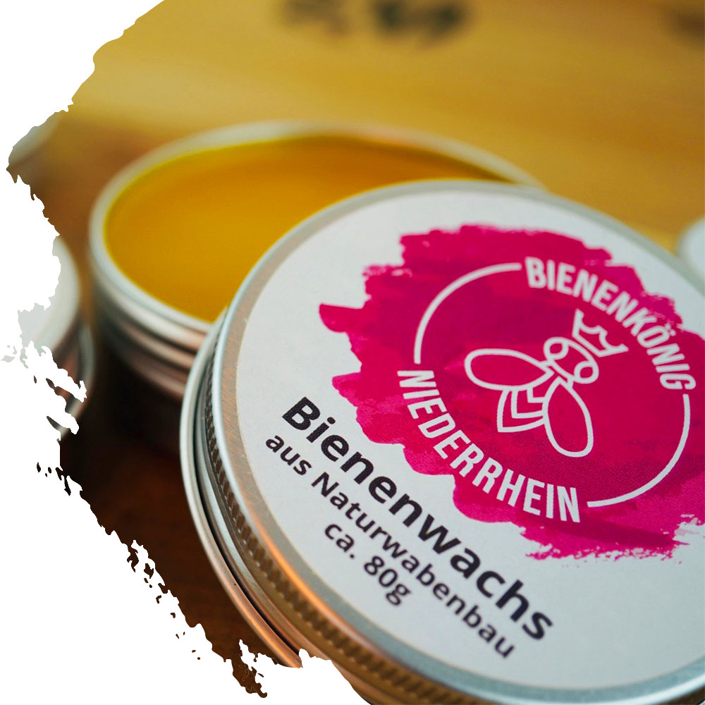 Bienenwachs Kosmetika Imkerei Bienenkönig Niederrhein