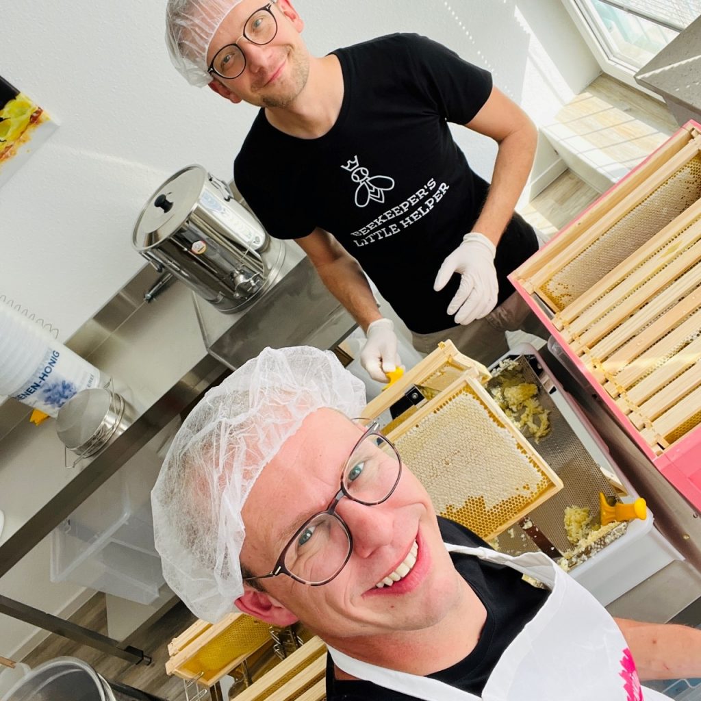 Timo Alex Honigernte Frühtracht Imkerei Bienenkönig Niederrhein