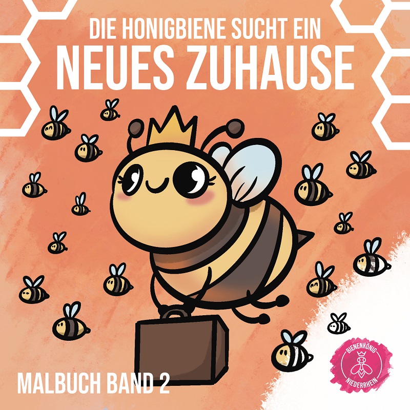 Bienenmalbuch Band 2 Imkerei Bienenkönig Niederrhein