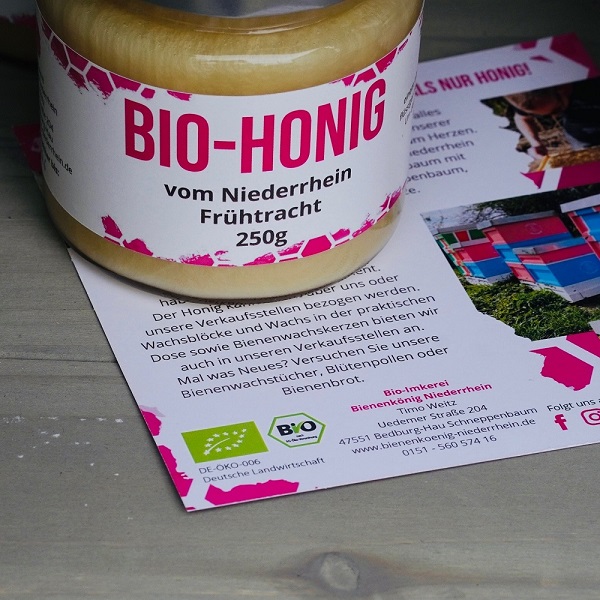 Bio-Honig vom Niederrhein Imkerei Bienenkönig Niederrhein 2