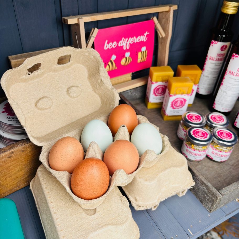 Ein Bund aus dünnen, hohlen Ästen, zusammengebunden und an einer Wand befestigt.